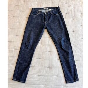 John Varvatos USA Bowery Selvedge Dark Wash Denim Jeans Men's 33x30